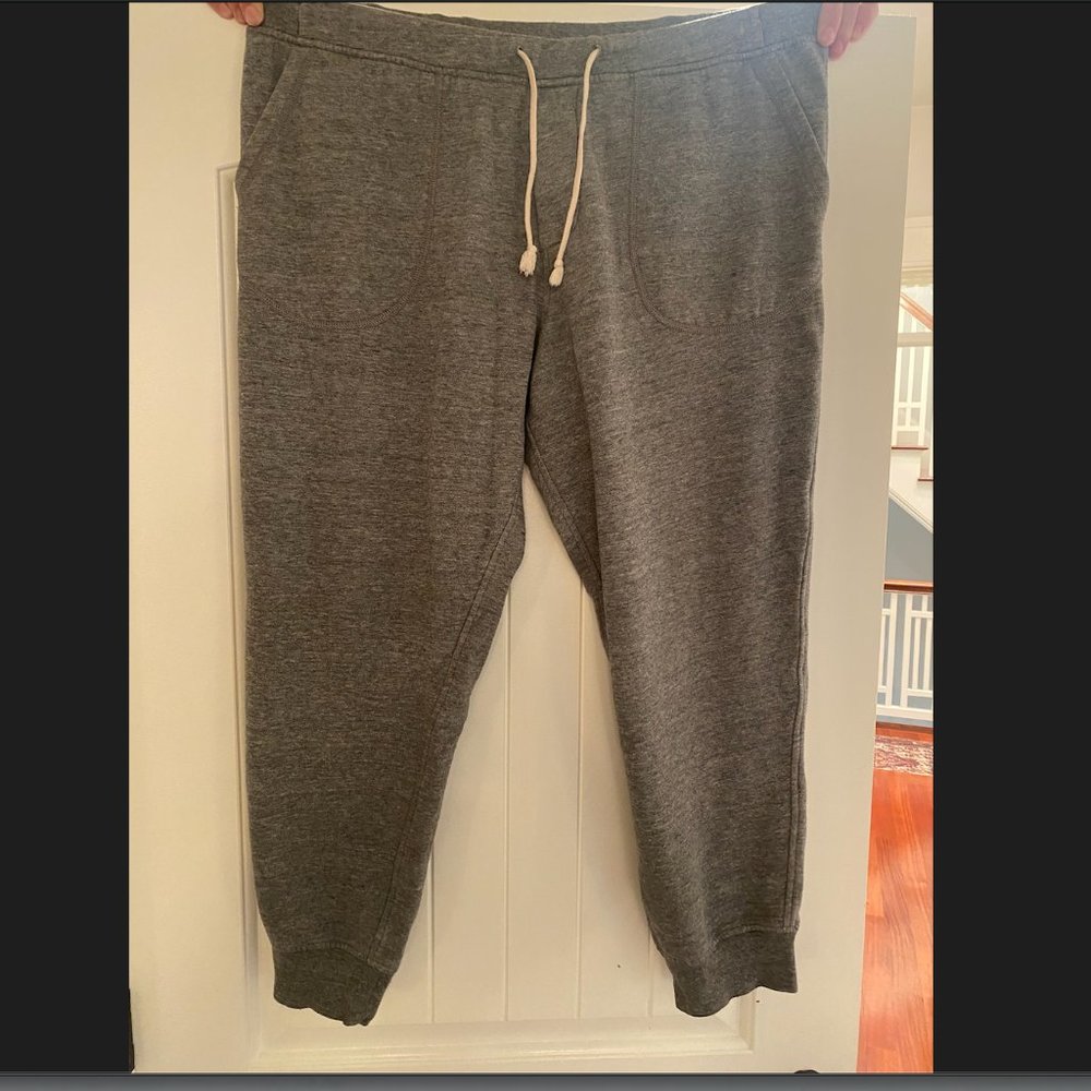 J Crew Authentic Fleece Mens Joggers